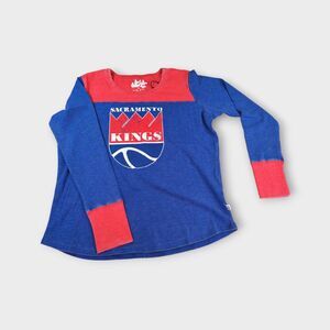 NEW Sacremento Kings Touch Milano Women's Thermal Long Sleeve T-Shirt 2X
